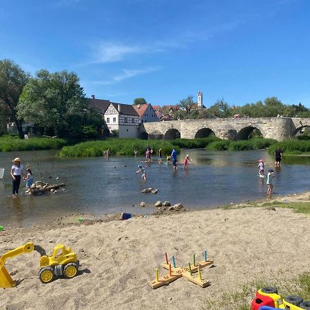 Appartement Burgblick Harburg  Buitenkant foto